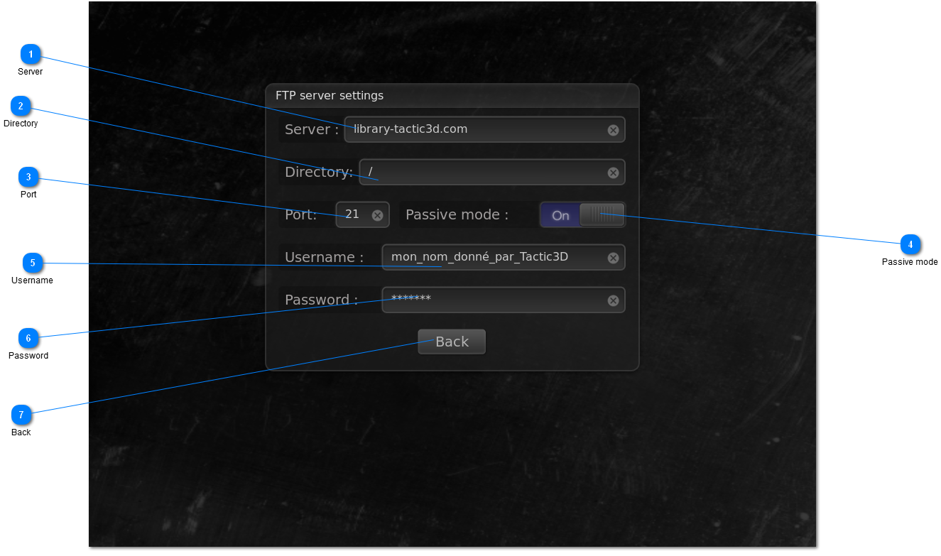 Réglages Déploiement "FTP"